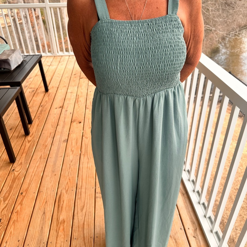 Women's Green Jumpsuit